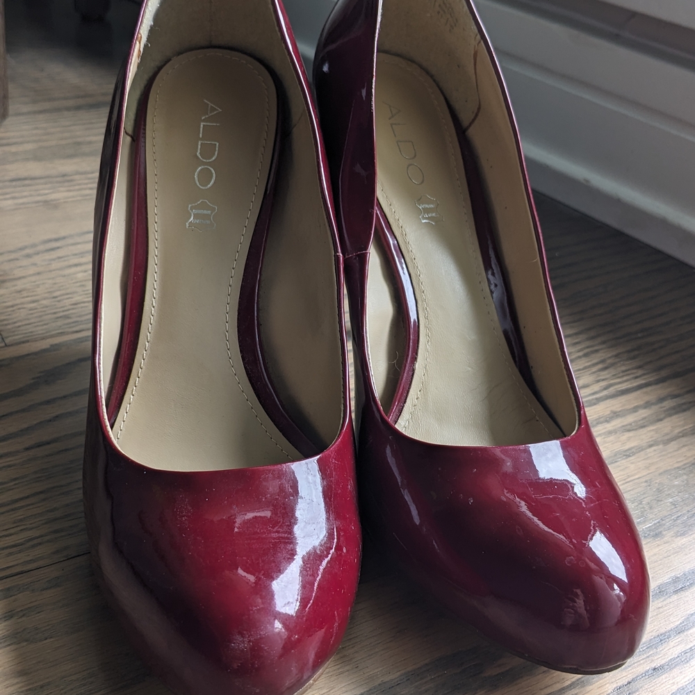 Aldo Red High Heel Pumps Classic Stiletto
